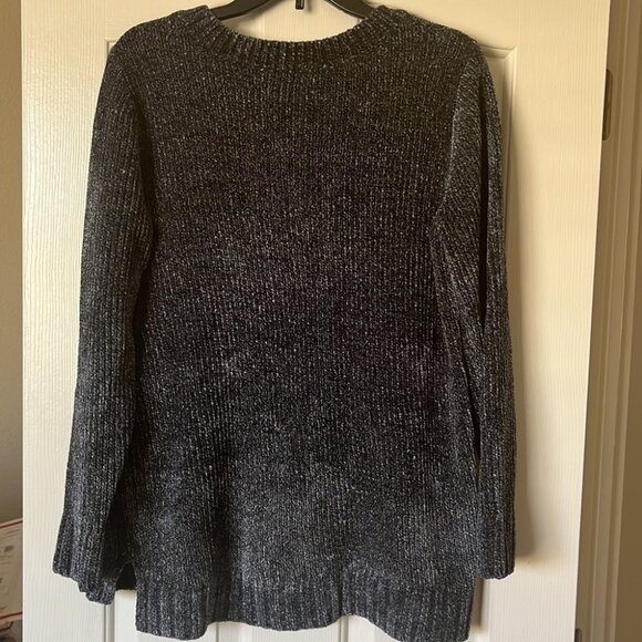 Orvis EUC dark blue and white super soft sweater size L - Picture 4 of 5